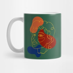 Line portrait #3 Mug